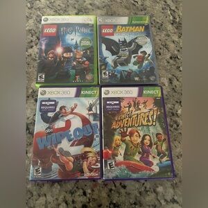 Lot (4) Xbox 360 Video Games